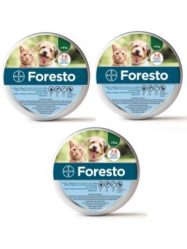 Zestaw Promocyjny 3 Foresto dla Kota i Psa do 8 kg